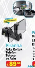 PİRANHA ARKA KOLTUK TELEFON TUTUCU VE ASKISI
